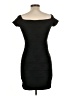 Brat Star Solid Black Cocktail Dress Size L - photo 2
