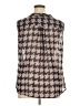 Tahari by ASL 100% Polyester Houndstooth Gray Sleeveless Blouse Size 1X - photo 2