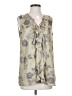 CAbi 100% Silk Gray Sleeveless Silk Top Size S - photo 1
