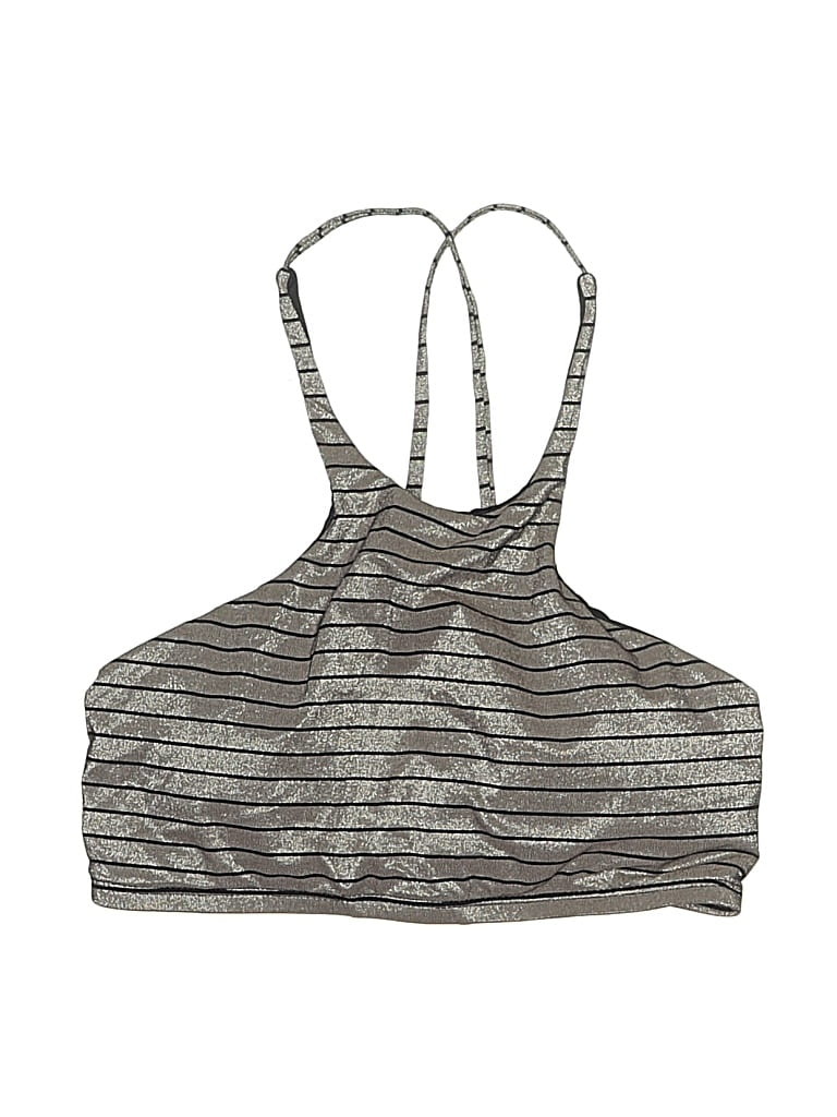 Pre-owned Vitamin A Swimsuit Top Tan Swimwear In Brown