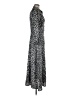 Sen 100% Polyester Animal Print Silver Casual Dress Size Med (2) - photo 4