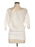 Wolven White 3/4 Sleeve Blouse Size L - photo 1