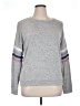 Pink Rose Color Block Gray Pullover Sweater Size XL - photo 1