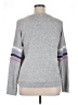 Pink Rose Color Block Gray Pullover Sweater Size XL - photo 2