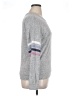 Pink Rose Color Block Gray Pullover Sweater Size XL - photo 4