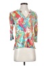 Unbranded 100% Rayon Teal 3/4 Sleeve Blouse Size S (estimated) - photo 1