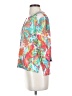 Unbranded 100% Rayon Teal 3/4 Sleeve Blouse Size S (estimated) - photo 5