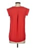 J.Crew 100% Polyester Red Short Sleeve Top Size 4 - photo 2