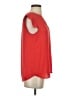 J.Crew 100% Polyester Red Short Sleeve Top Size 4 - photo 4