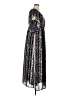 Loop 18 100% Polyester Black Purple Casual Dress Size 17 - 19 - photo 4
