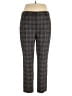 Theory Plaid Brown Wool Pants Size 16 - photo 1