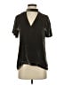 Madewell Black Short Sleeve Blouse Size XXS - photo 1