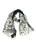 Bindya 100% Polyester Gray Black Scarf One size - photo 1