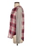 Tildon 100% Polyester Plaid Burgundy Long Sleeve Blouse Size S - photo 5