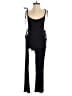 Shein Solid Black Jumpsuit Size 4 - photo 1