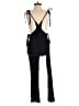 Shein Solid Black Jumpsuit Size 4 - photo 2