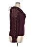 Ann Taylor LOFT Burgundy Long Sleeve Blouse Size XL - photo 4