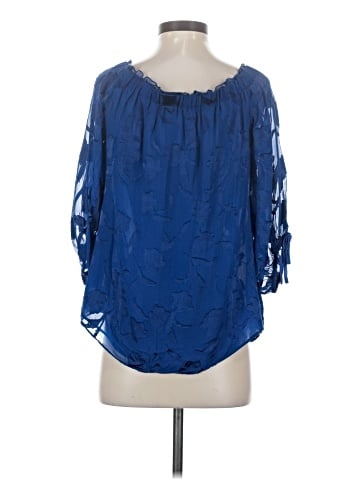 White House Black Market 3/4 Sleeve Blouse (view 2)