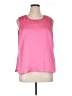 Kasper 100% Polyester Pink Sleeveless Blouse Size 1X - photo 1