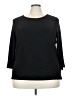 JM Collection Black 3/4 Sleeve Top Size 3X - photo 1