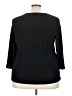 JM Collection Black 3/4 Sleeve Top Size 3X - photo 2