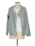 Caslon 100% Cotton Gray Cardigan Size M - photo 1