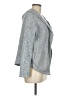 Caslon 100% Cotton Gray Cardigan Size M - photo 4