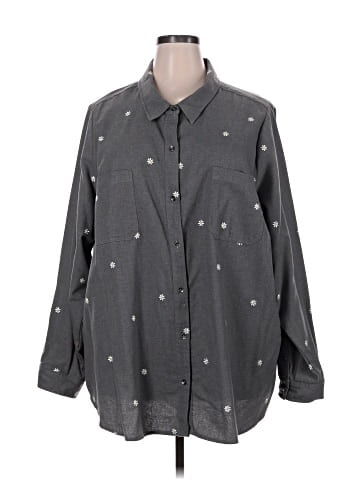 Torrid Long Sleeve Button-Down Shirt (view 1)