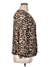 Vince Camuto 100% Polyester Animal Print Brown 3/4 Sleeve Blouse Size 1X - photo 4