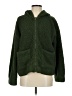 Splendid 100% Polyester Green Zip Up Hoodie Size S - photo 1