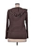 Eye Candy Burgundy Brown Long Sleeve Henley Size 3X - photo 2
