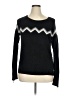 Caslon Chevron-herringbone Black Pullover Sweater Size XL - photo 1
