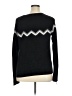 Caslon Chevron-herringbone Black Pullover Sweater Size XL - photo 2