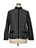 Chico's Houndstooth Black Jacket Size XL (3) - photo 1