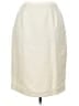 Larry Levine Solid Ivory Formal Skirt Size 10 - photo 1