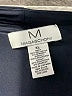 M Magaschoni Blue Black Long Sleeve Blouse Size XL - photo 7