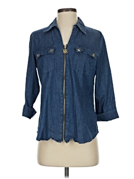 Anne Klein 3/4 Sleeve Button Down Shirt