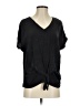 She + Sky 100% Rayon Black Short Sleeve Top Size S - photo 1