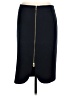 Ann Taylor Solid Black Formal Skirt Size 8 - photo 2