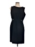 PREMISE Solid Black Cocktail Dress Size 10 - photo 1