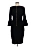 Calvin Klein Solid Black Cocktail Dress Size 6 - photo 2