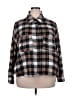 Wallflower Plaid Brown Long Sleeve Button-Down Shirt Size 3X - photo 1