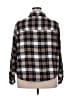 Wallflower Plaid Brown Long Sleeve Button-Down Shirt Size 3X - photo 2