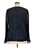 Laurie Felt 100% Polyester Blue Long Sleeve Blouse Size XL - photo 2