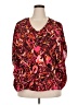 Studio Untold Floral Red Cardigan Size 24 - 26 - photo 1