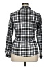 Passport 100% Polyester Plaid Gray Long Sleeve Blouse Size 16 - photo 2