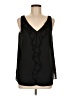 Wallis 100% Polyester Black Sleeveless Blouse Size UK 12 / US 8 - photo 1