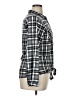 Passport 100% Polyester Plaid Gray Long Sleeve Blouse Size 16 - photo 4
