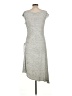 Max Studio Gray Casual Dress Size L - photo 2