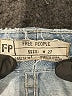 Free People Graphic Blue Jeans Size 27 waist - photo 7